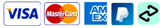 Accepted payment methods: Visa, MasterCard, Amex, PayPal, Afterpay