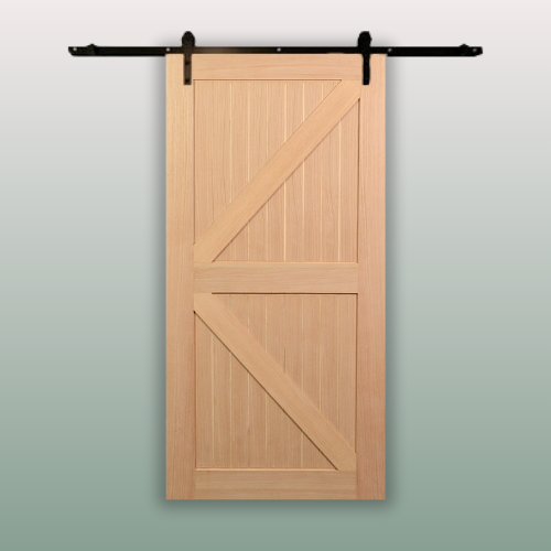 Barn Door Oak Braced